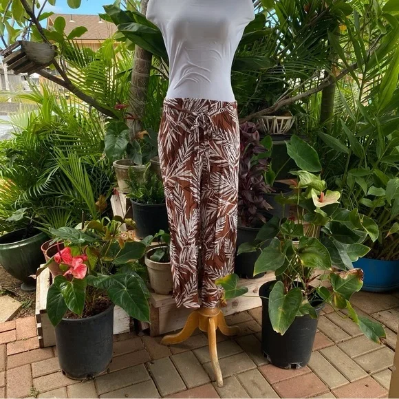 Luz Palazo Pants Beautiful Gauze Flowing Fabric - Picture 4 of 6